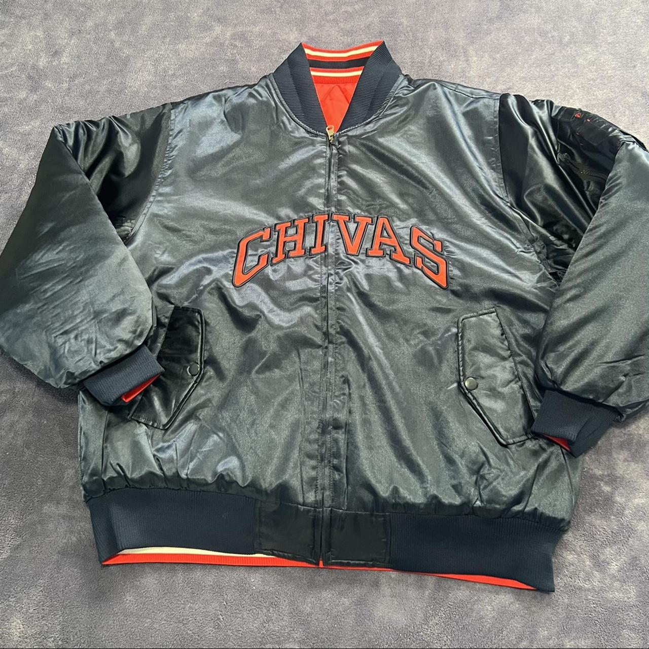 Chivas de Guadalajara Bomber Jacket Reversible... - Depop