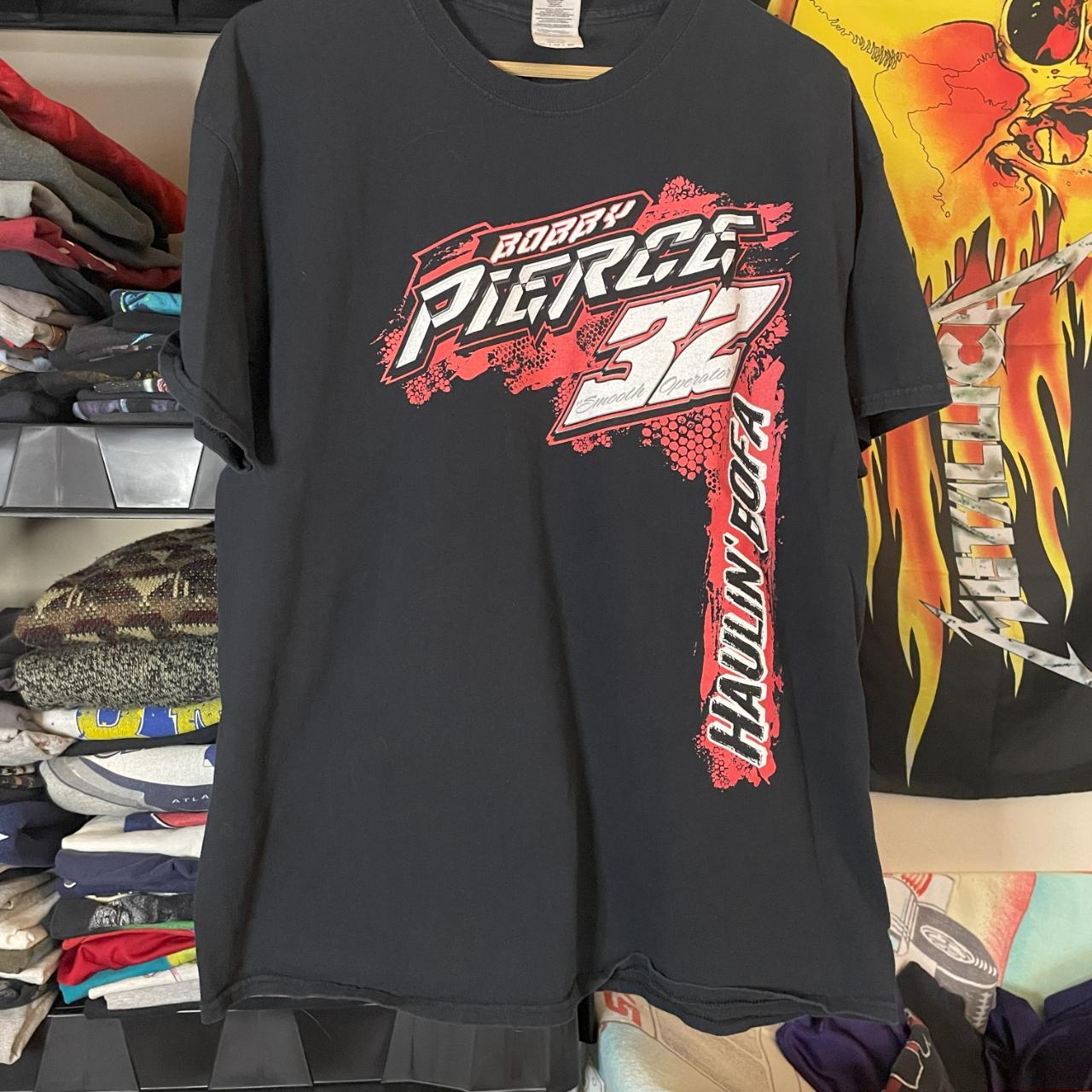 (Men/XL) Bobby Pierce NASCAR Tshirt Vintage - dope... - Depop