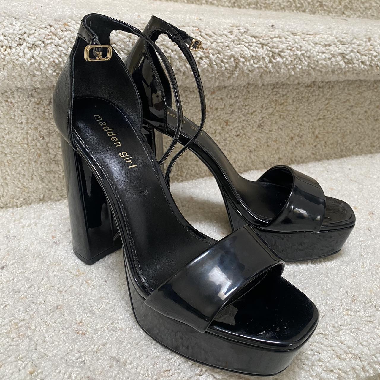 Madden girl black sale high heels