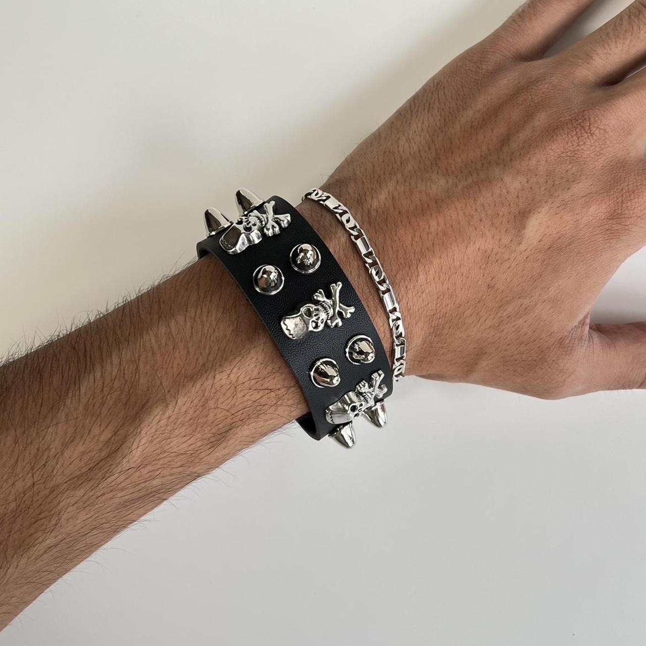 Men's deals skeleton bracelet