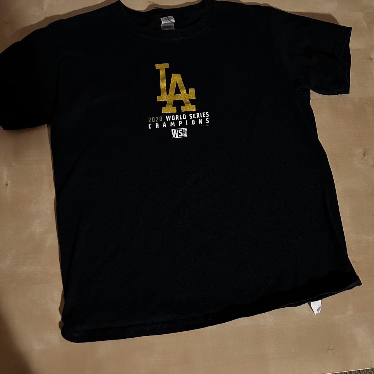 LA Dodgers World Series Championship 2020 T-Shirt FANATICS MEDIUM