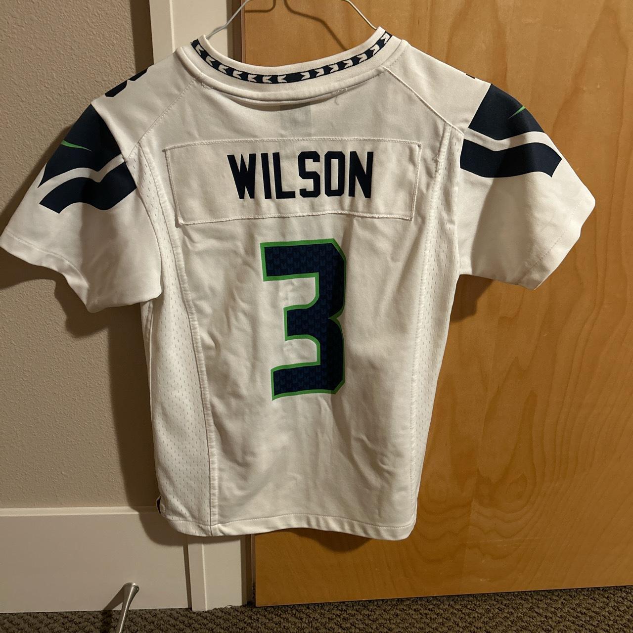 Kids Russell Wilson Seahawks Jersey Condition: - Depop