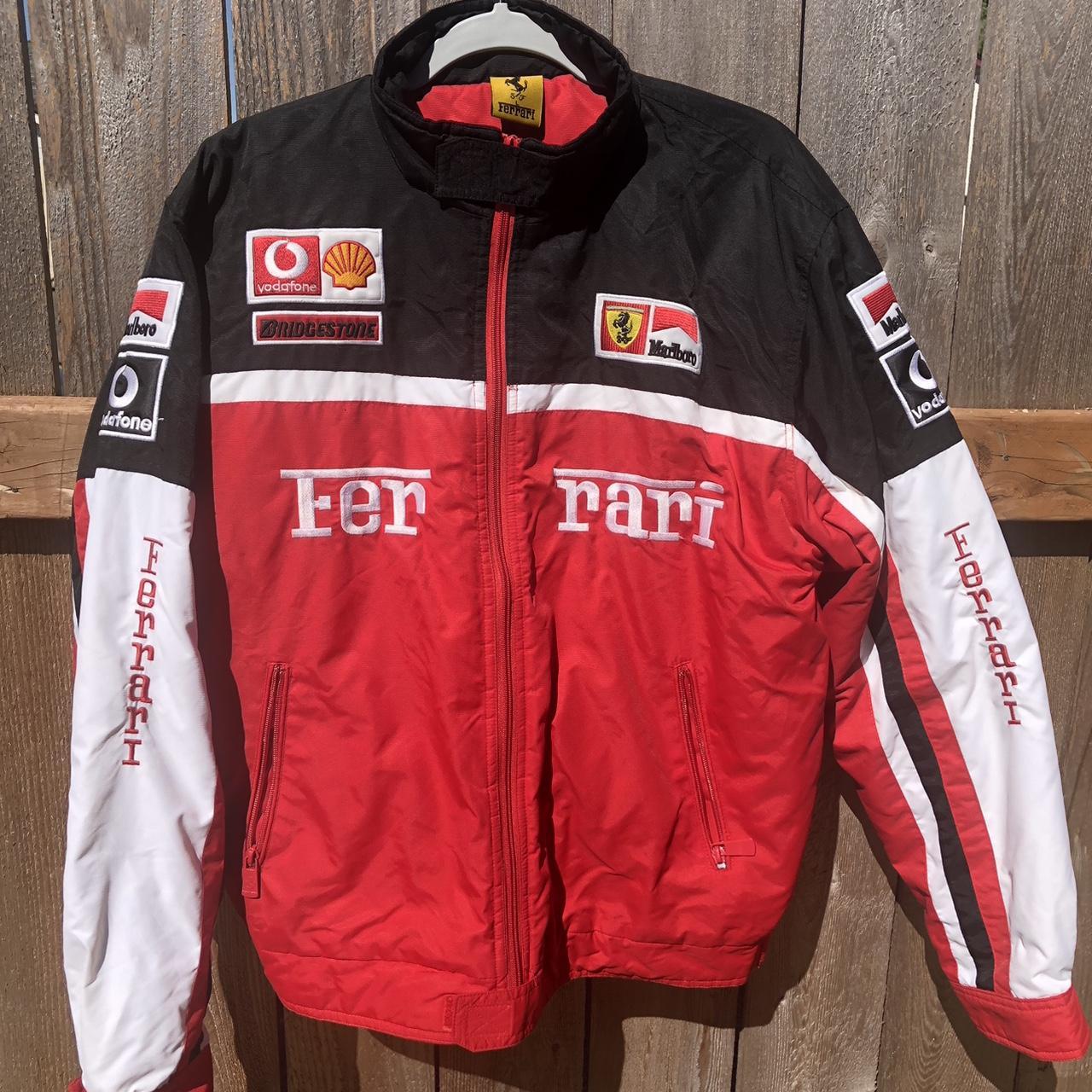 Rare Vintage Ferrari Racing Jacket Depop