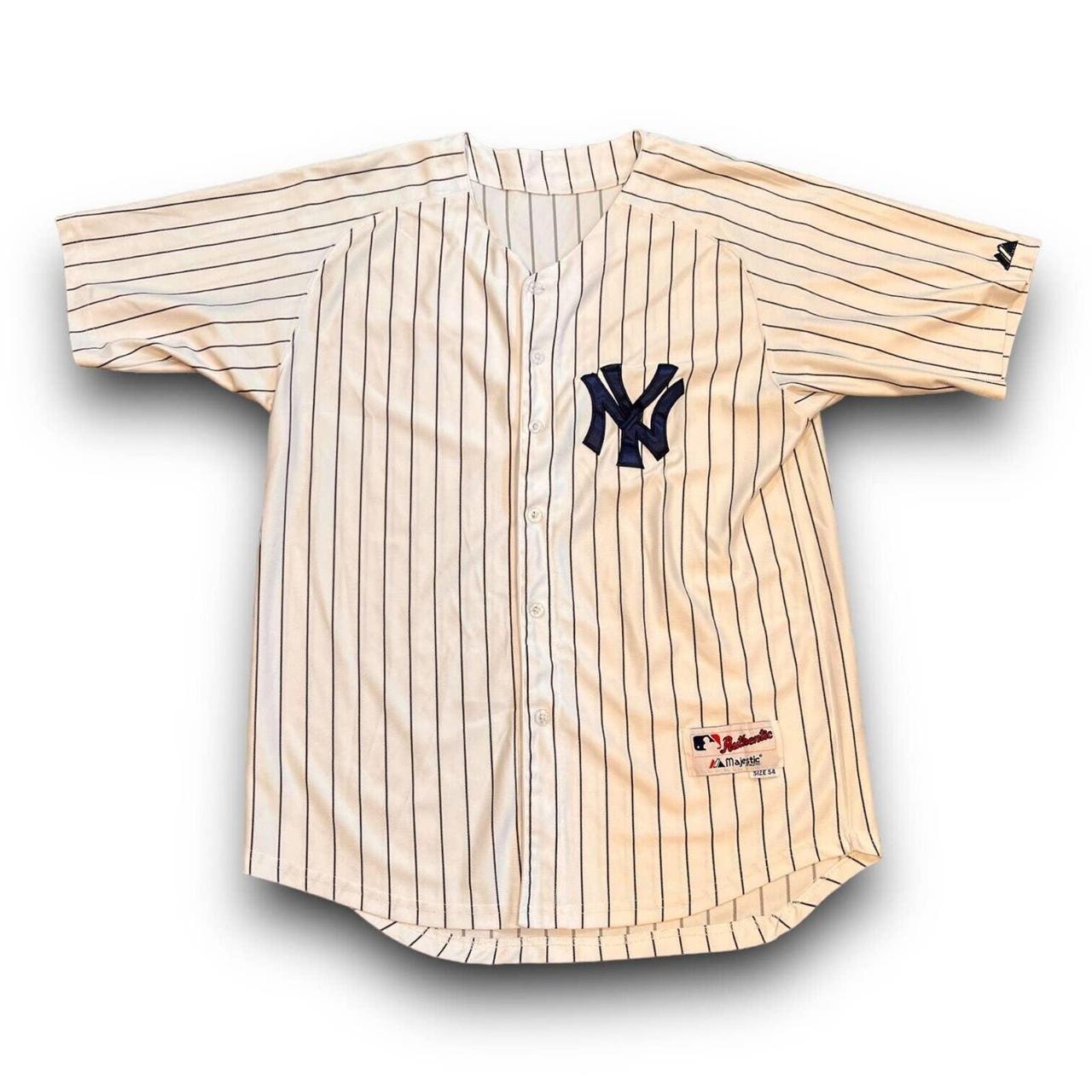 New York Yankees Derek Jeter Baseball Jersey Authentic Majestic Size 54