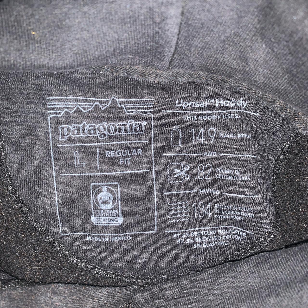 Black Patagonia hoodie - Depop