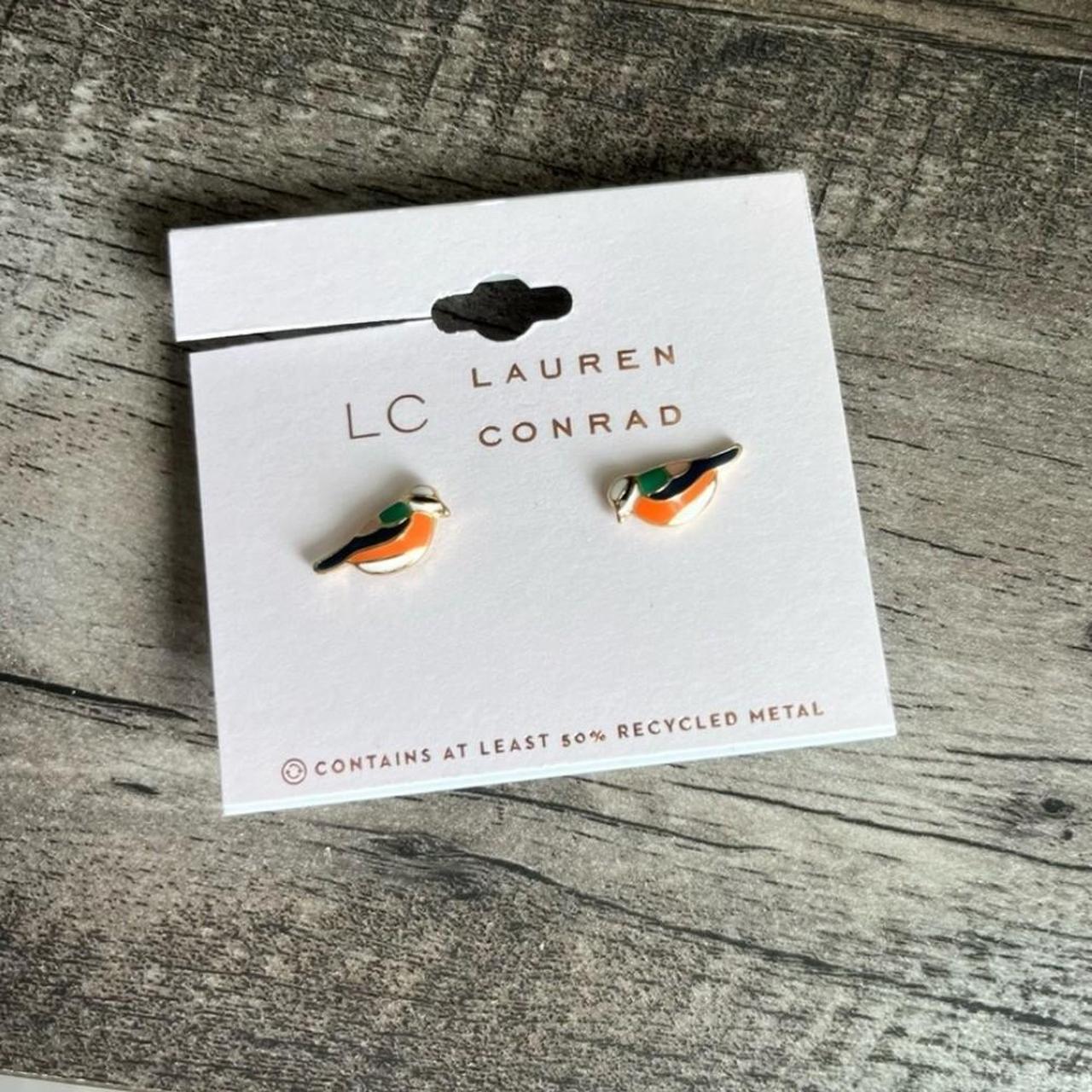 LC Lauren Conrad Bird Stud Earrings