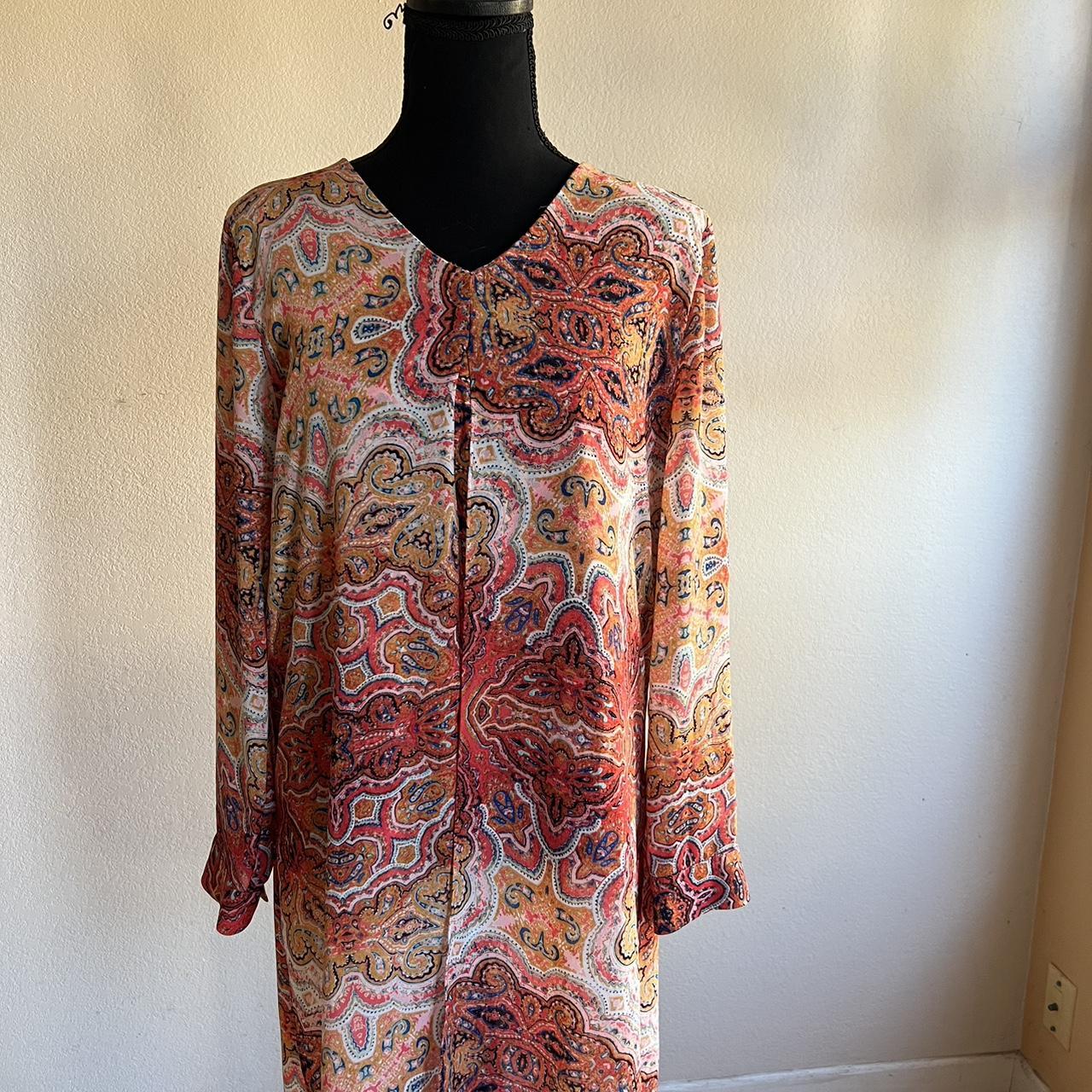 Chicos flowing blouse tunic size 1 - Depop