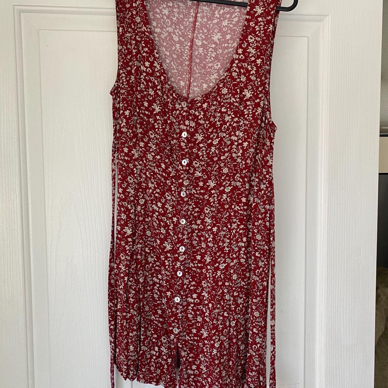 Minkpink 90s style button down mini dress with waist... Depop