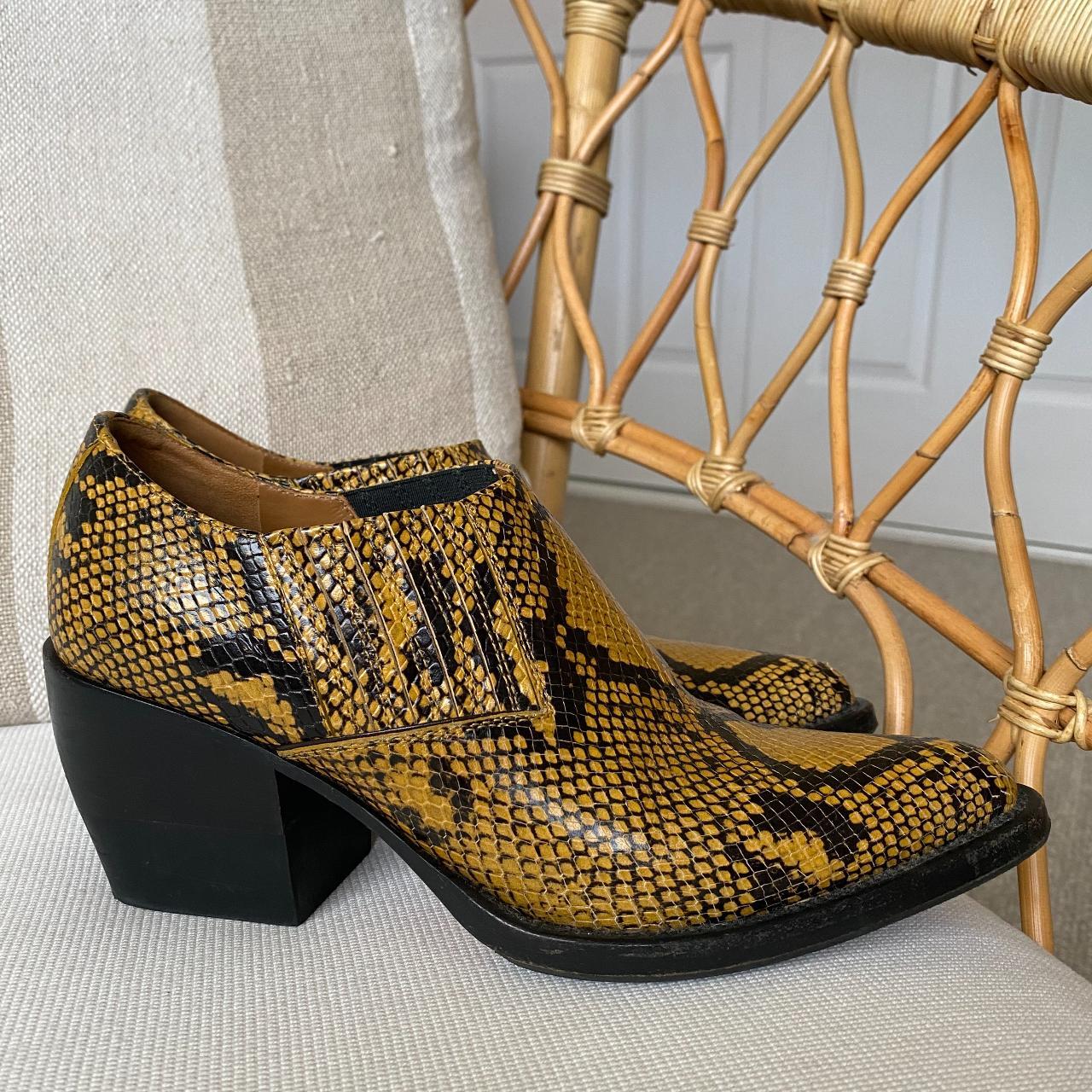 Chloe snakeskin booties best sale