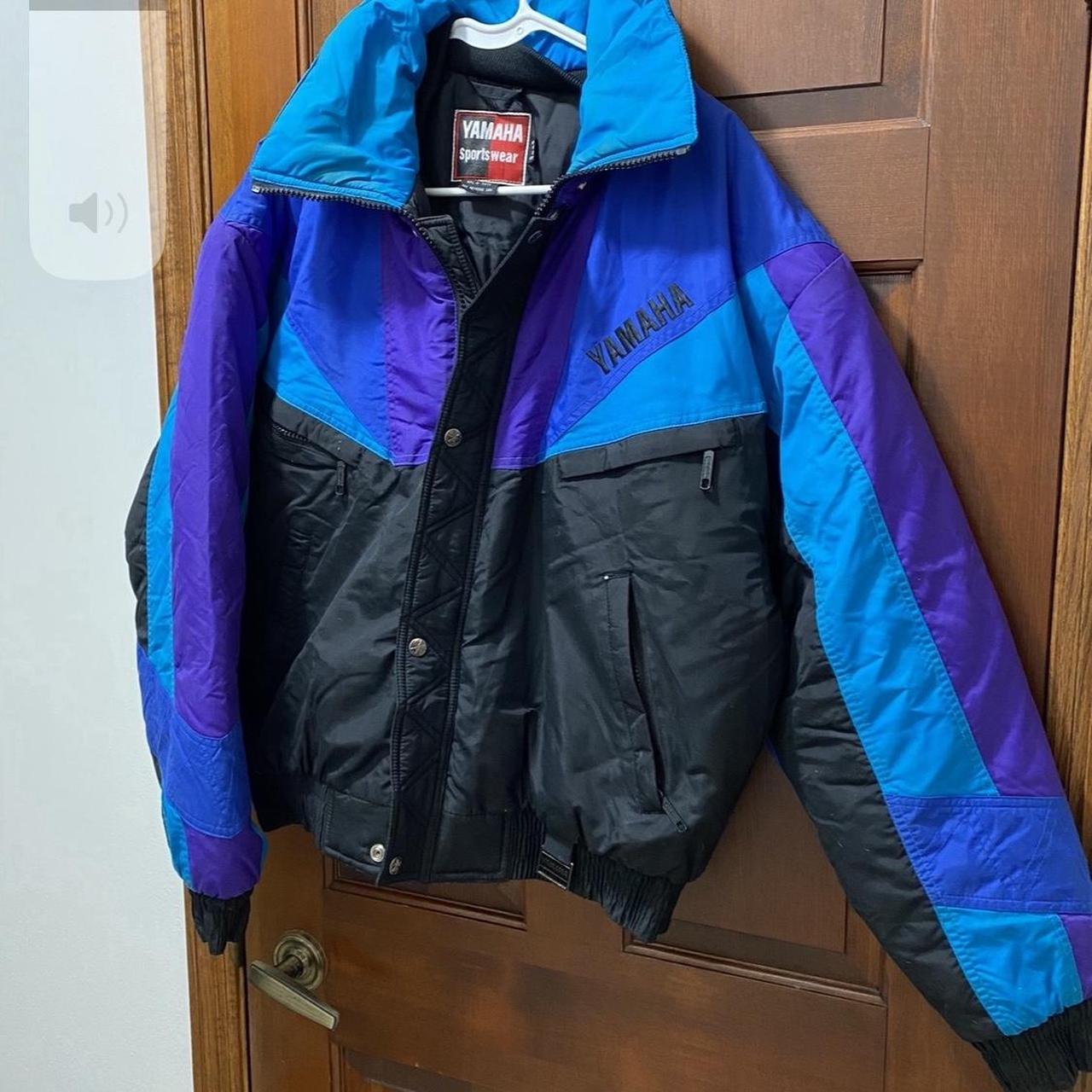 Online Yamaha Snowmobile Blue Jacket