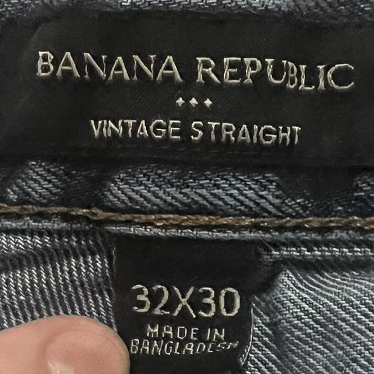 Vintage Straight Jeans Blue