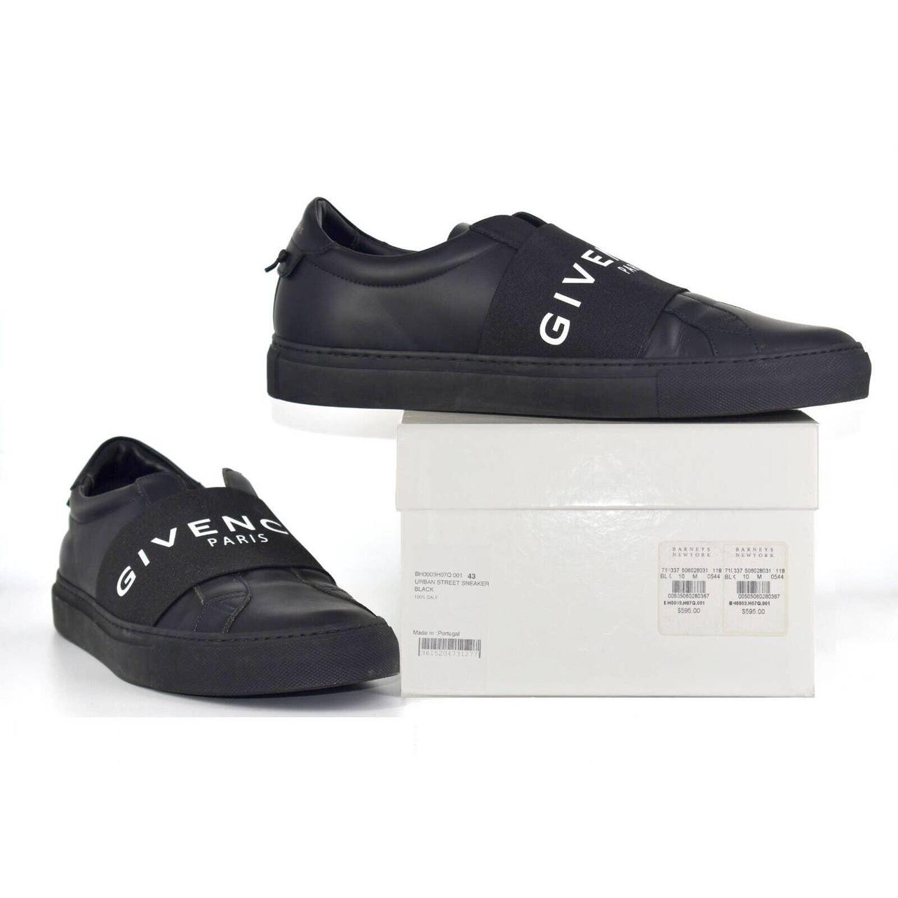 Givenchy black elastic store urban knots sneakers