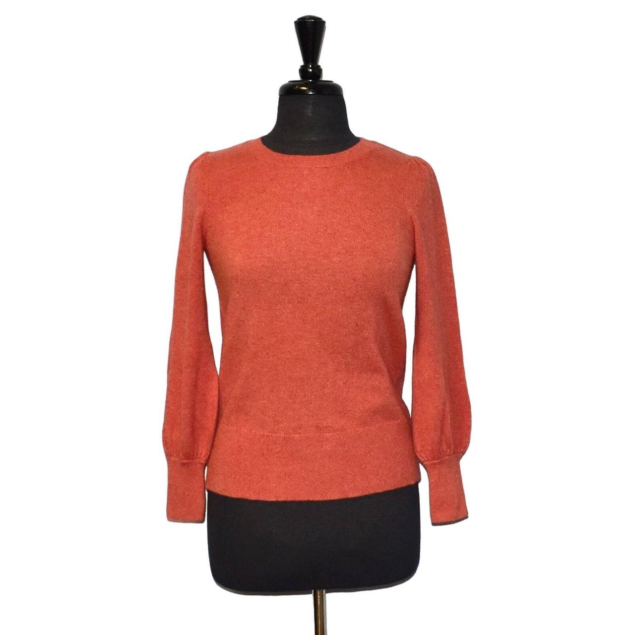 Authentic Nanette Lepore Orange Ply Cashmere Knit Depop