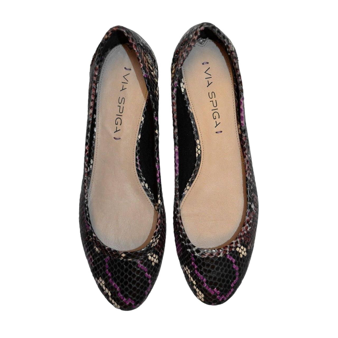 Via spiga hot sale black flats