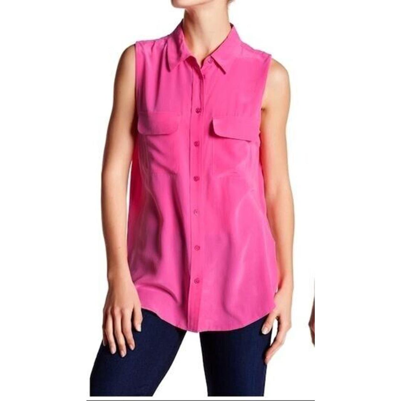 equipment pink blouse