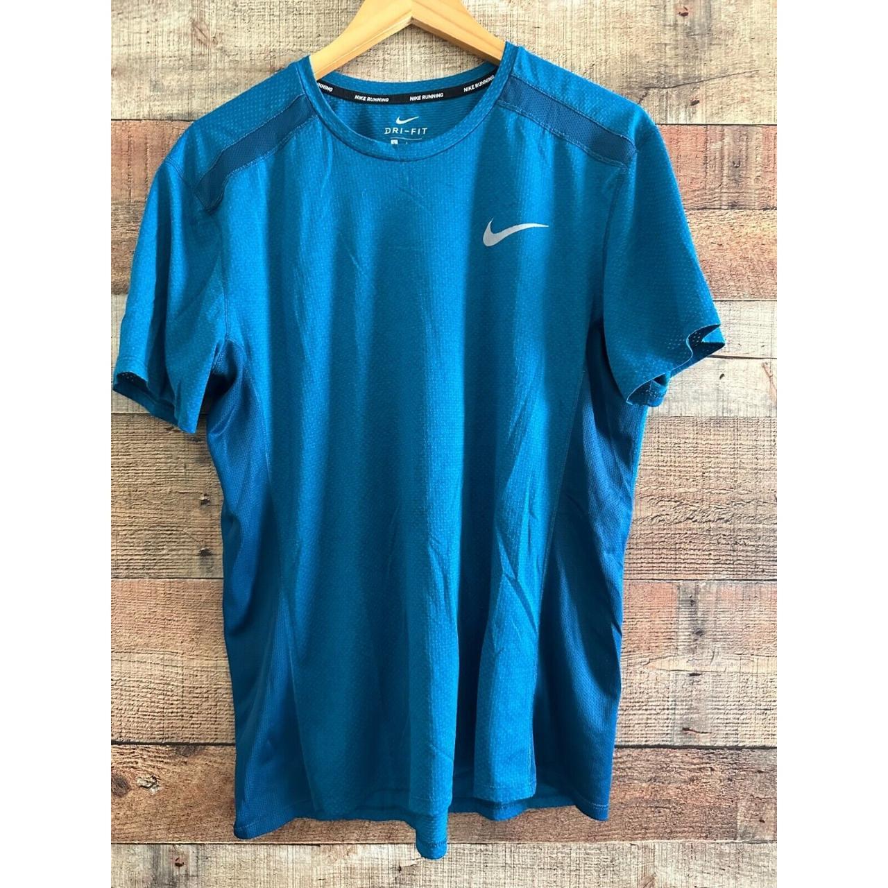 mens blue nike dri fit t shirt