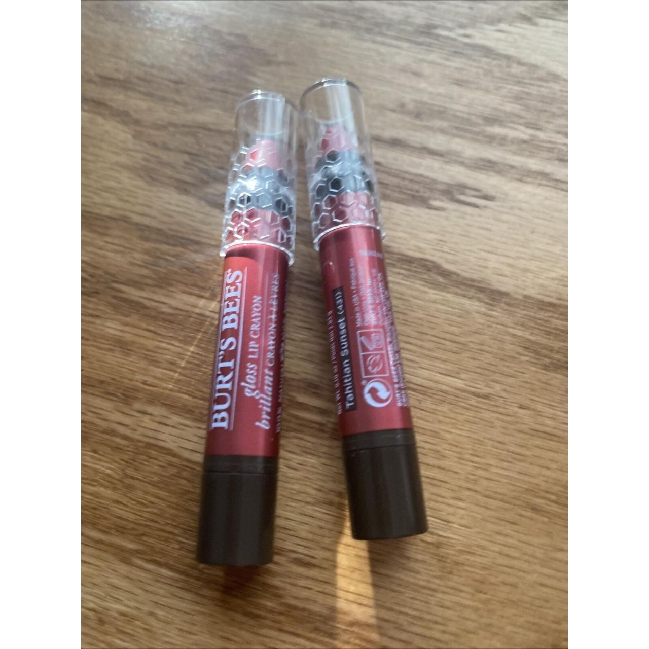 2 Burts Bees Gloss Lip Crayon 431 Tahitian Sunset... Depop