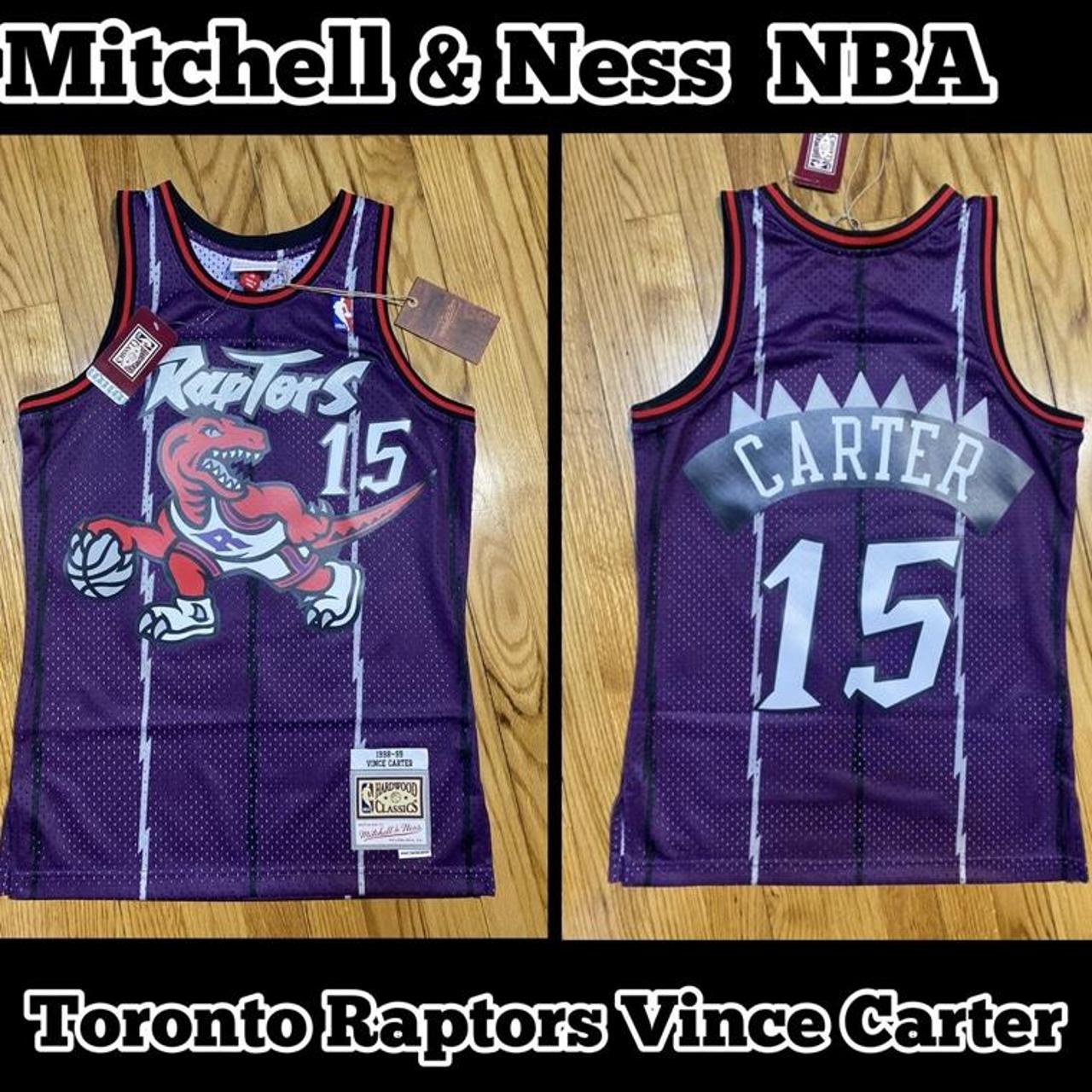 Mitchell & Ness Men's Mitchell & Ness Vince Carter Purple Toronto