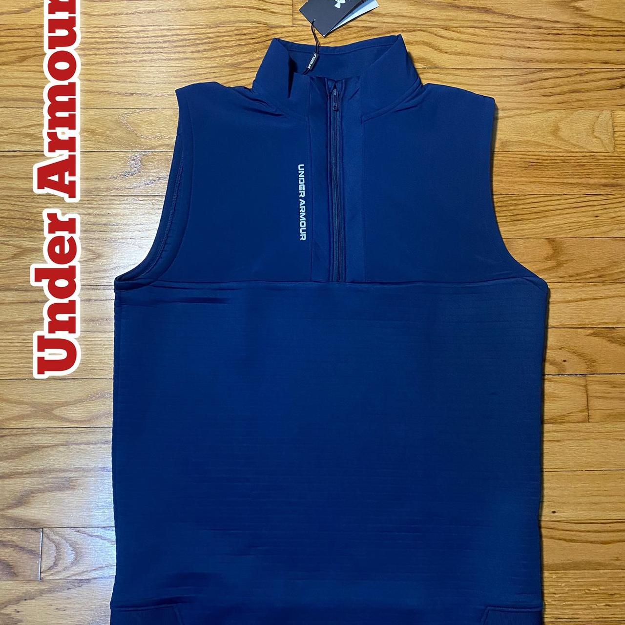 Under armour full zip deals golf vest mens