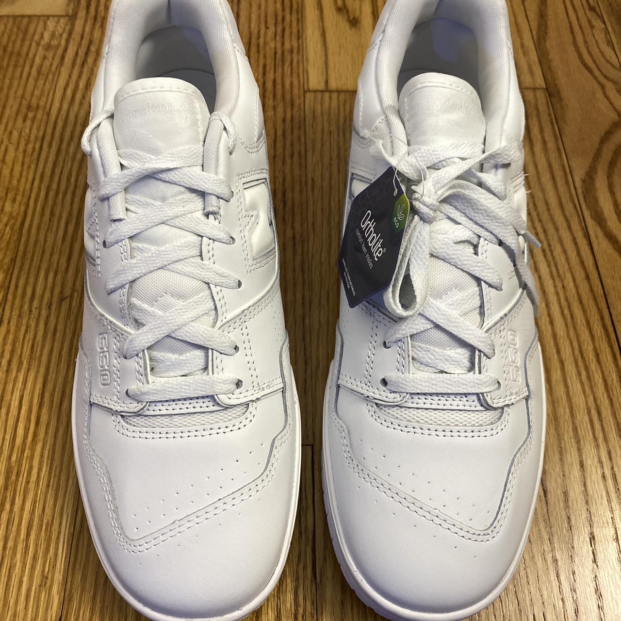 New Balance 550 Triple White Men’s Sz New No Box! - Depop