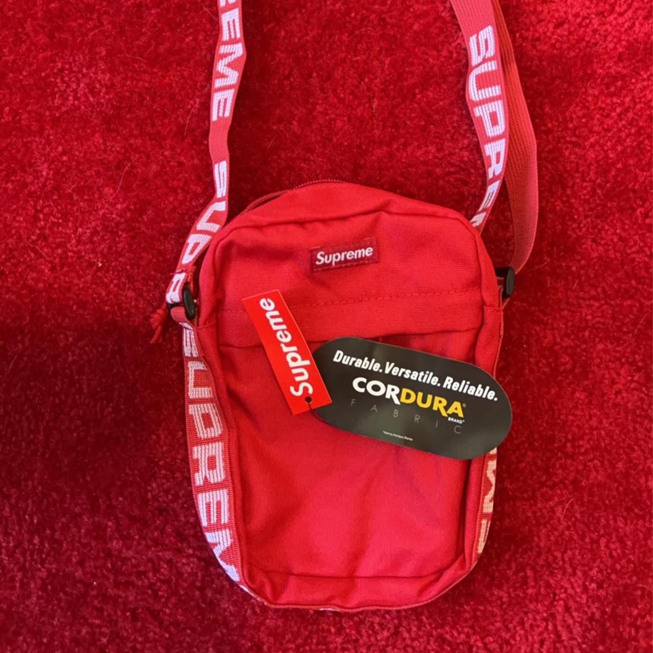 Supreme SS18 Red Duffle Bag 🏆 Trusted Seller 🚚 Fast - Depop