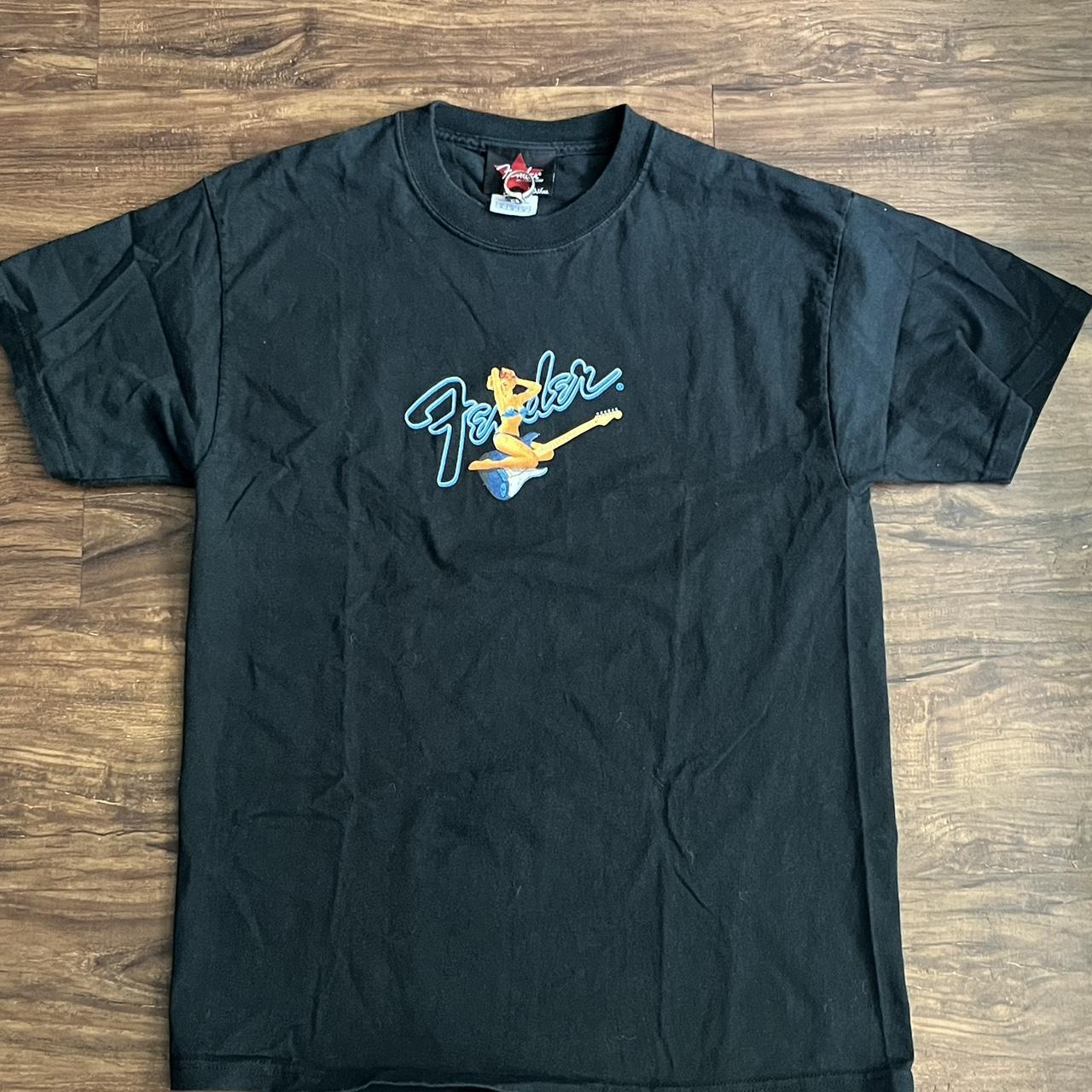 Medium Fender shirt Slightly used Could fit a small - Depop