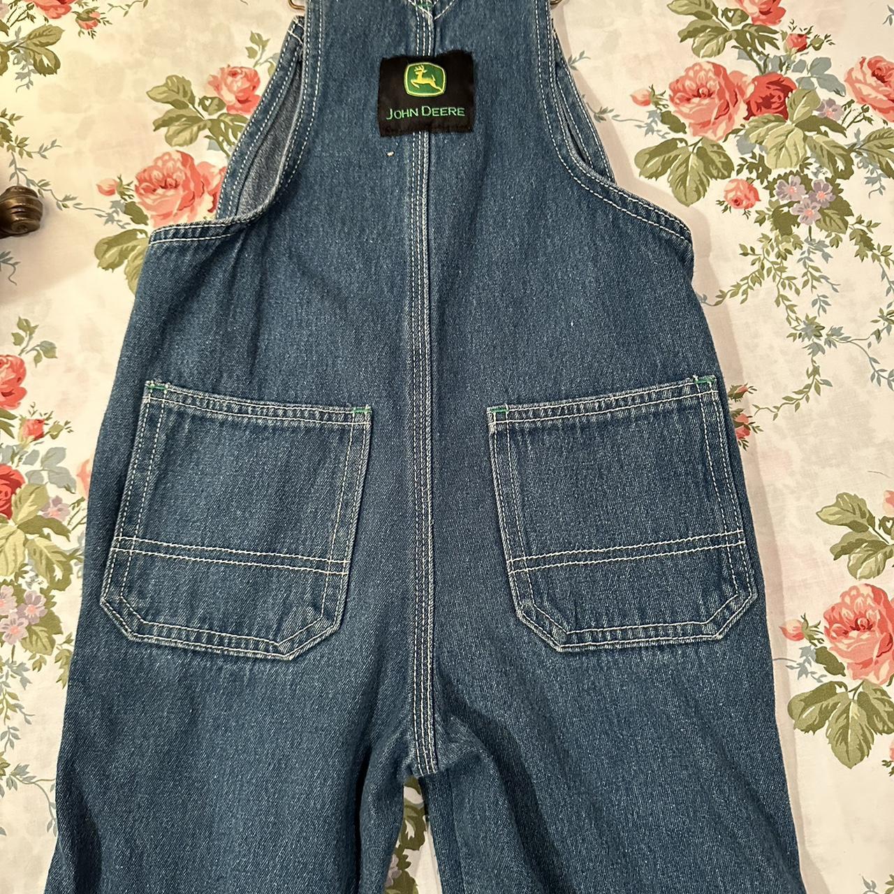 Size five John Deere overalls.So sweetly worn in... - Depop