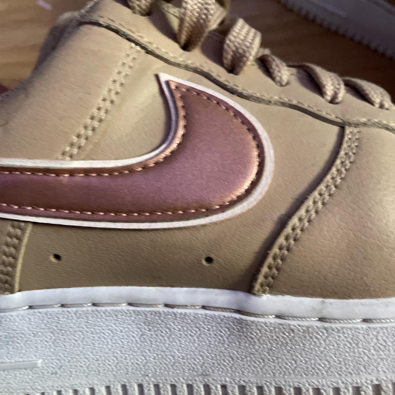 brown nike 1s