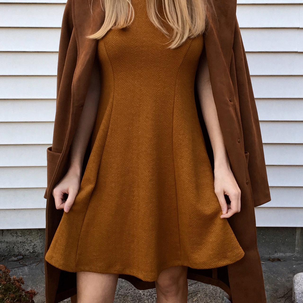 burnt orange dress forever 21