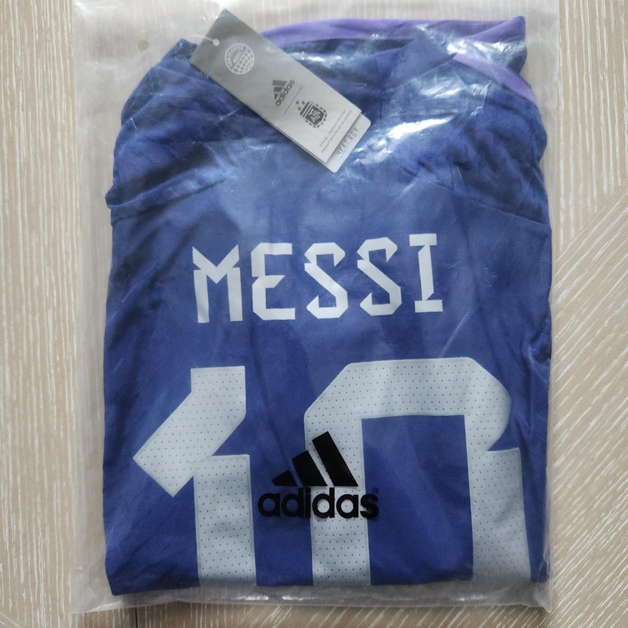 Argentina Away Purple Messi 10 Player version soccer - Depop