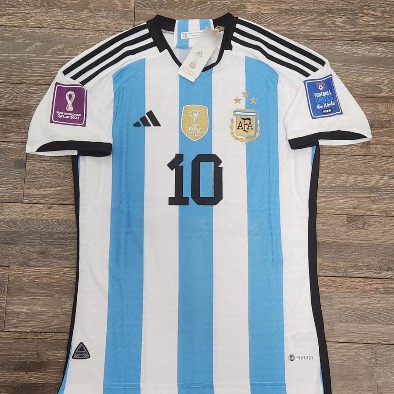 Argentina Home Messi 10 Player version soccer... - Depop