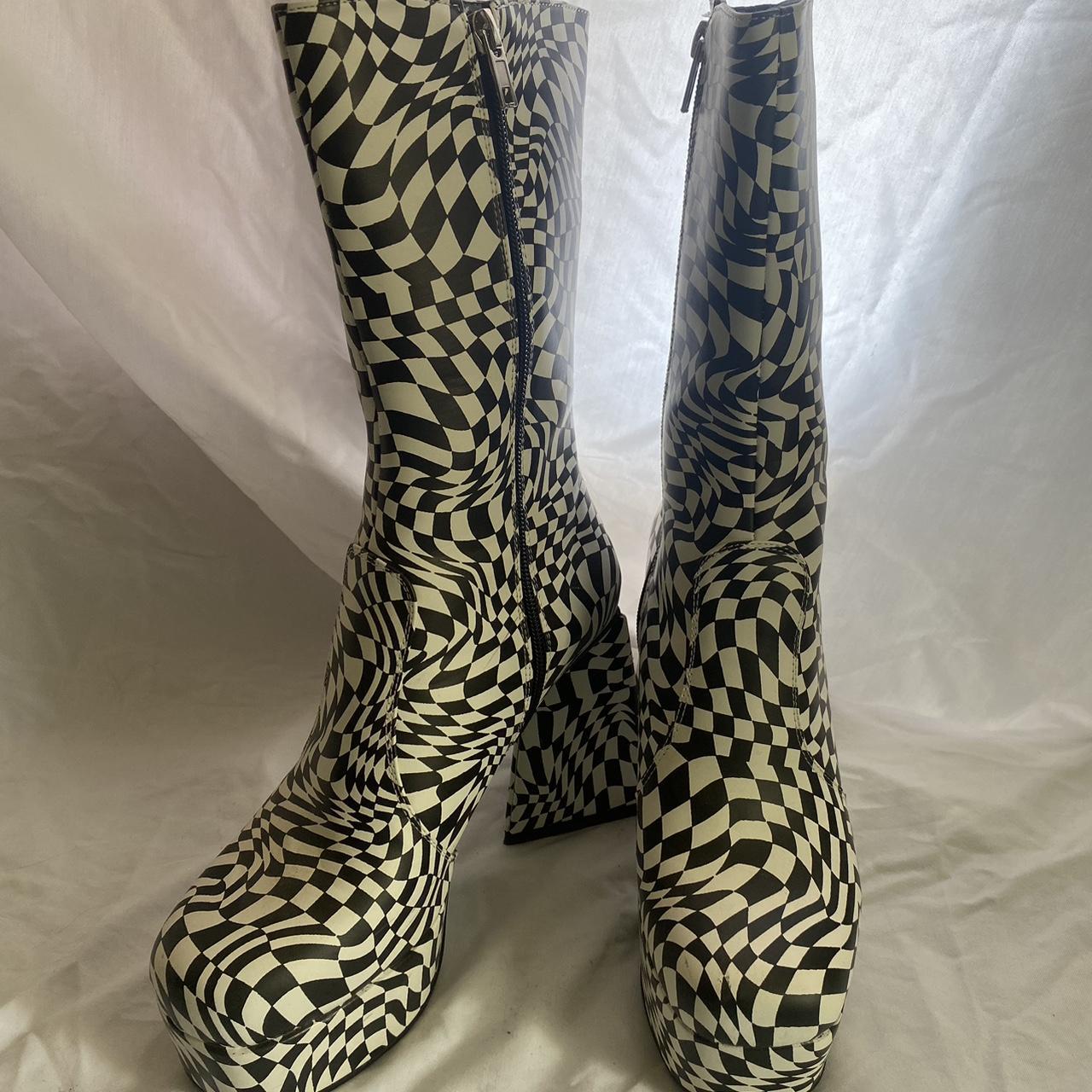 Lamoda Cheetah Platform Booties Platform Boots Animal Print Knee