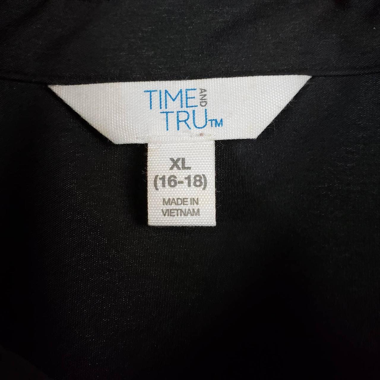 Brand Name: Time and Tru Style: Blouse Size: XL - Depop