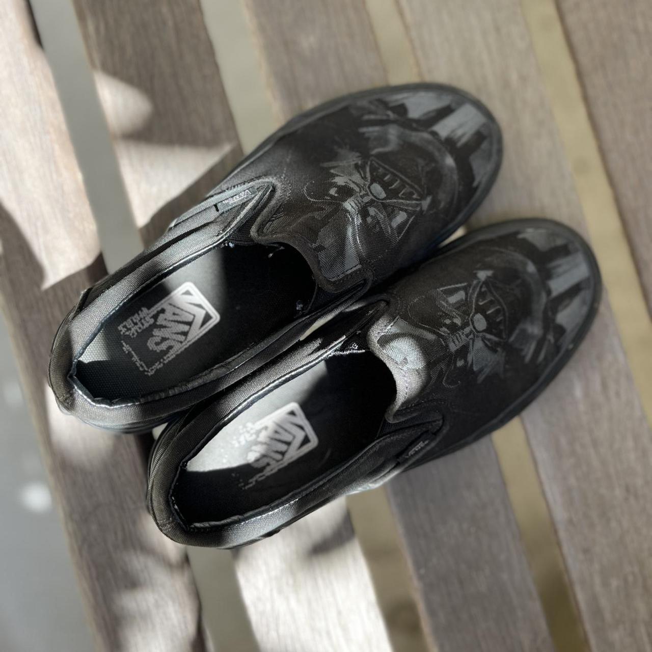 Black, Darth Vader Vans. Depop
