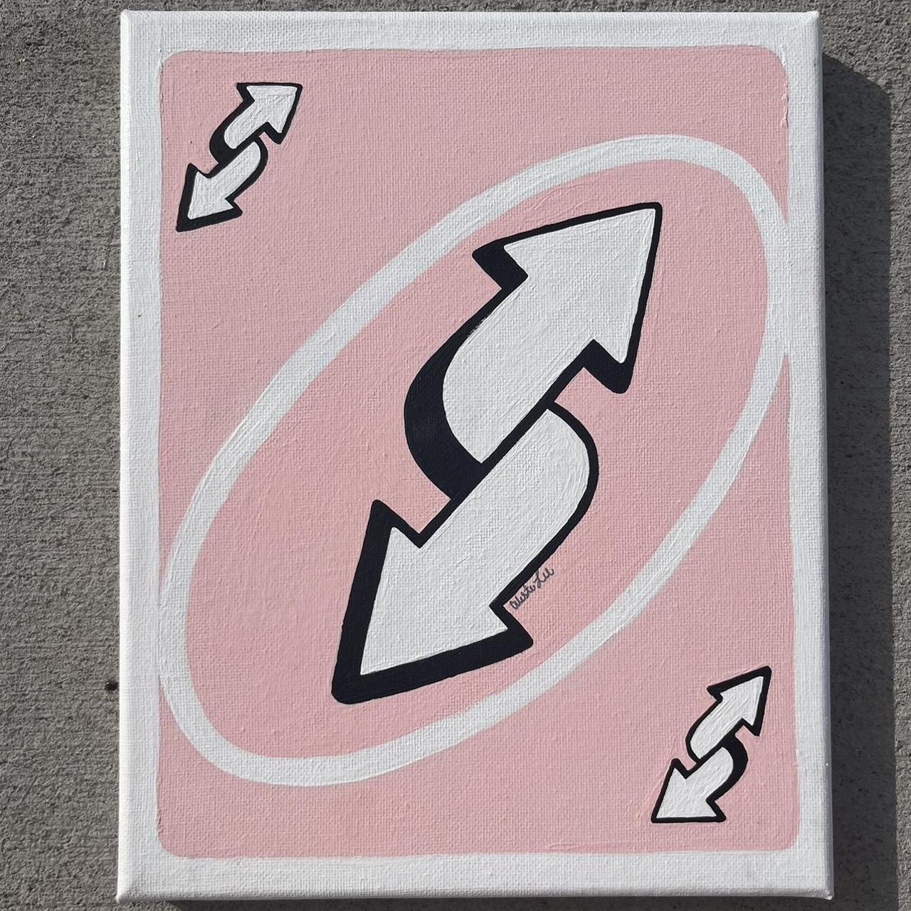 Pink Uno Reverse Card | Sticker