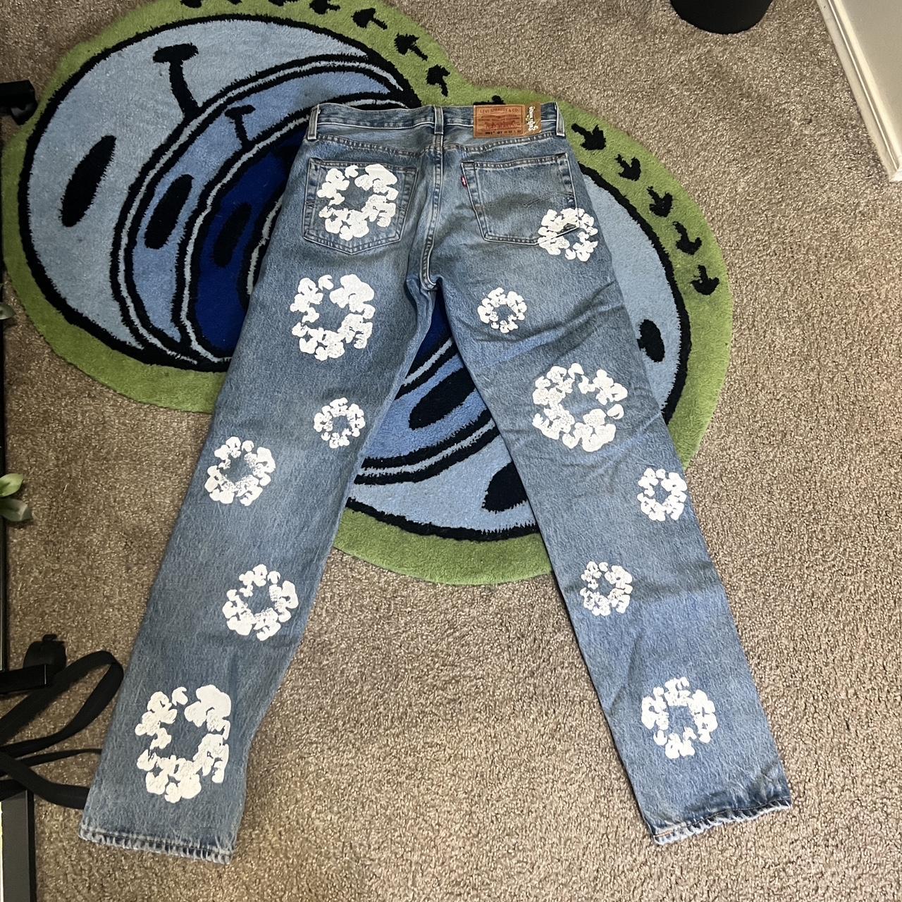Denim Tears Jeans Barely Worn Brand: Denim... - Depop