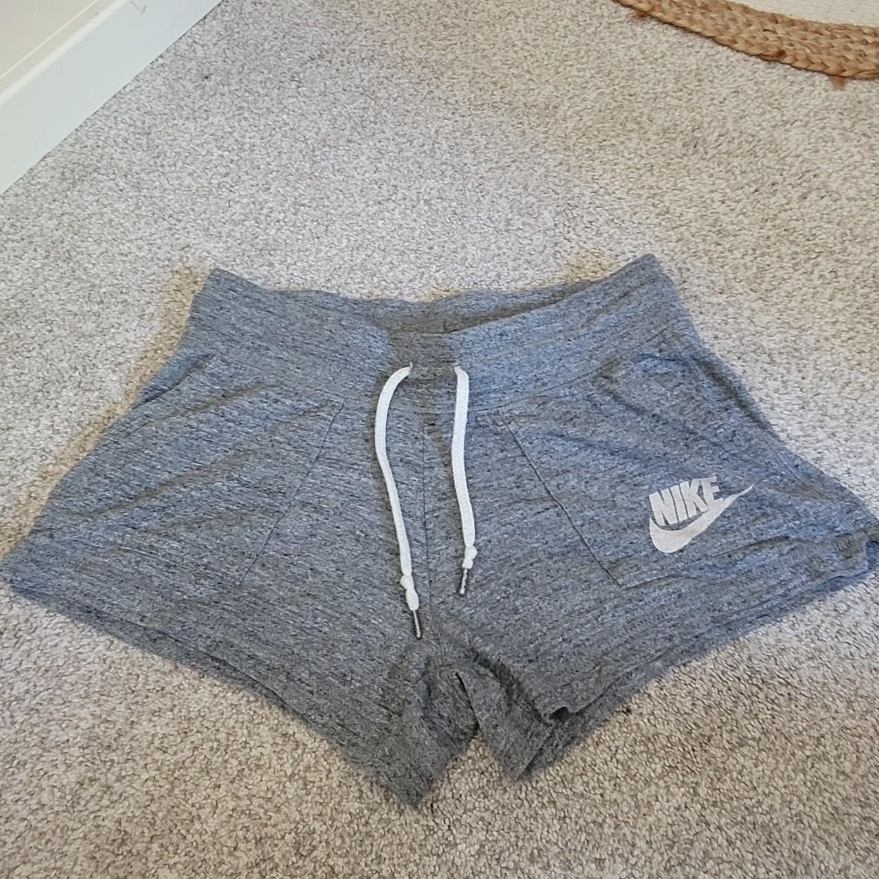 Grey nike best sale shorts womens cotton