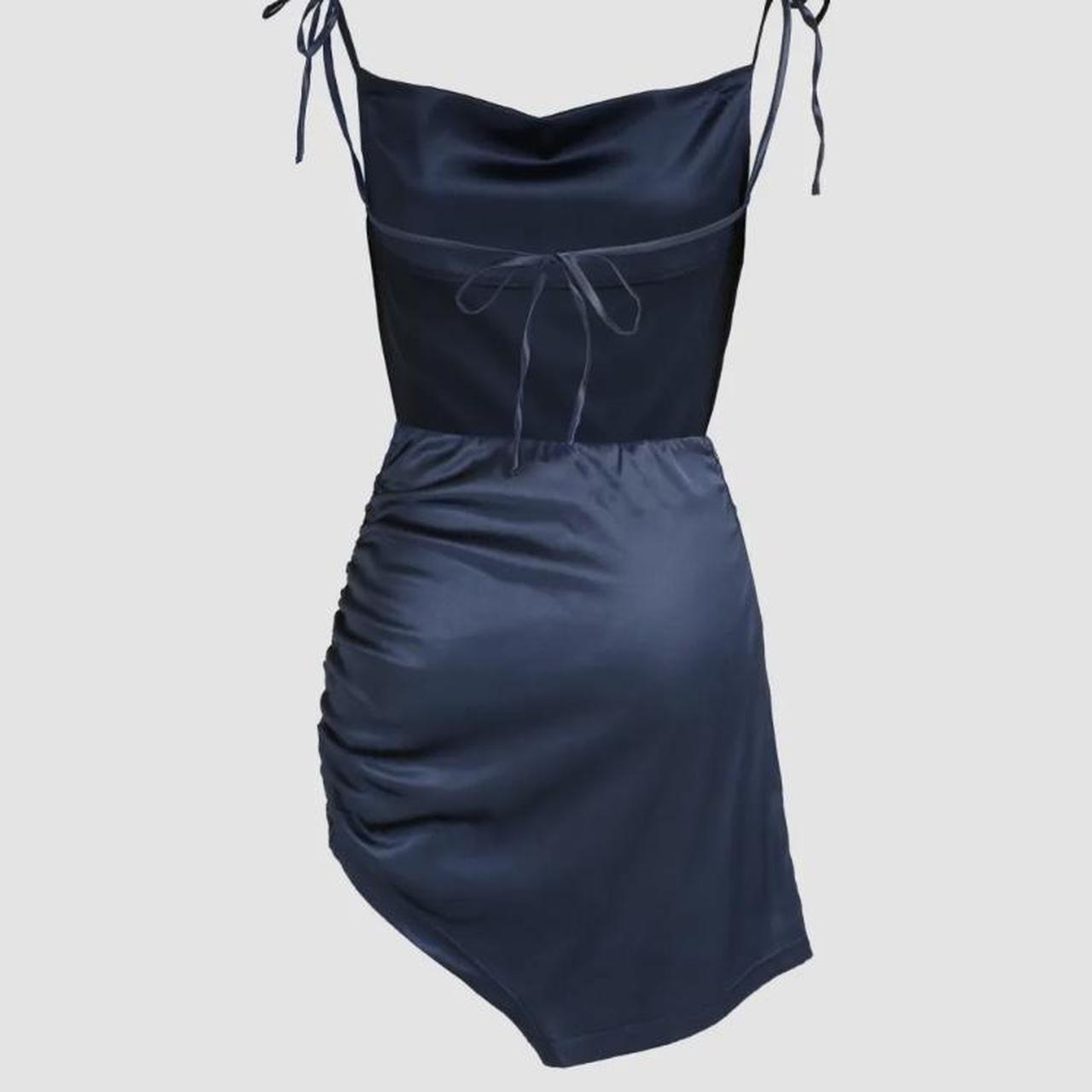 CIDER Solid Cowl Neck Line Mini Dress Size L Brand... Depop