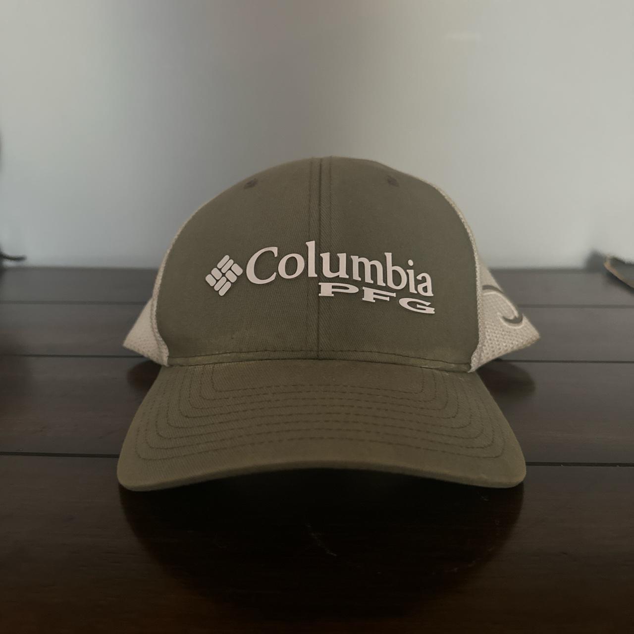 Columbia PFG fitted trucker hat - Depop