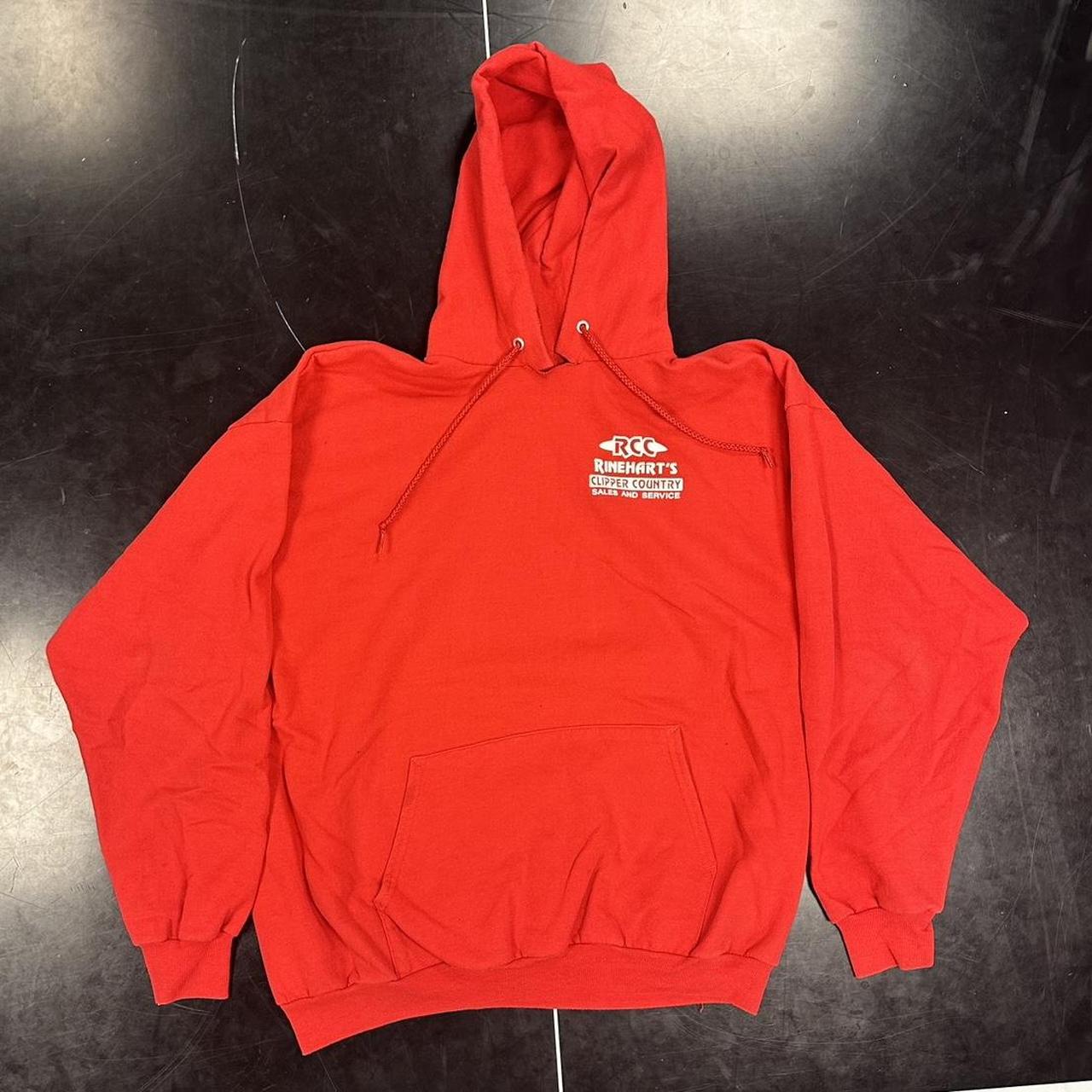 Red Clipper Country Workwear Hoodie XXL - Clipper... - Depop