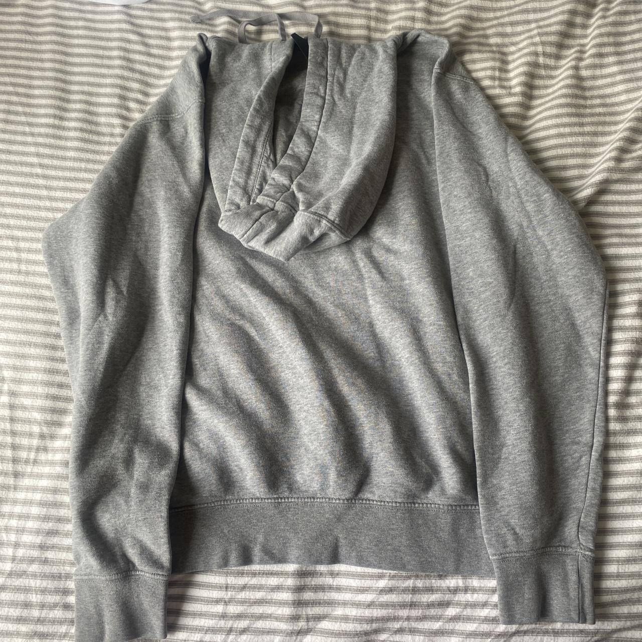 Nike Grey Pullover Hoodie #nikehoodie... - Depop