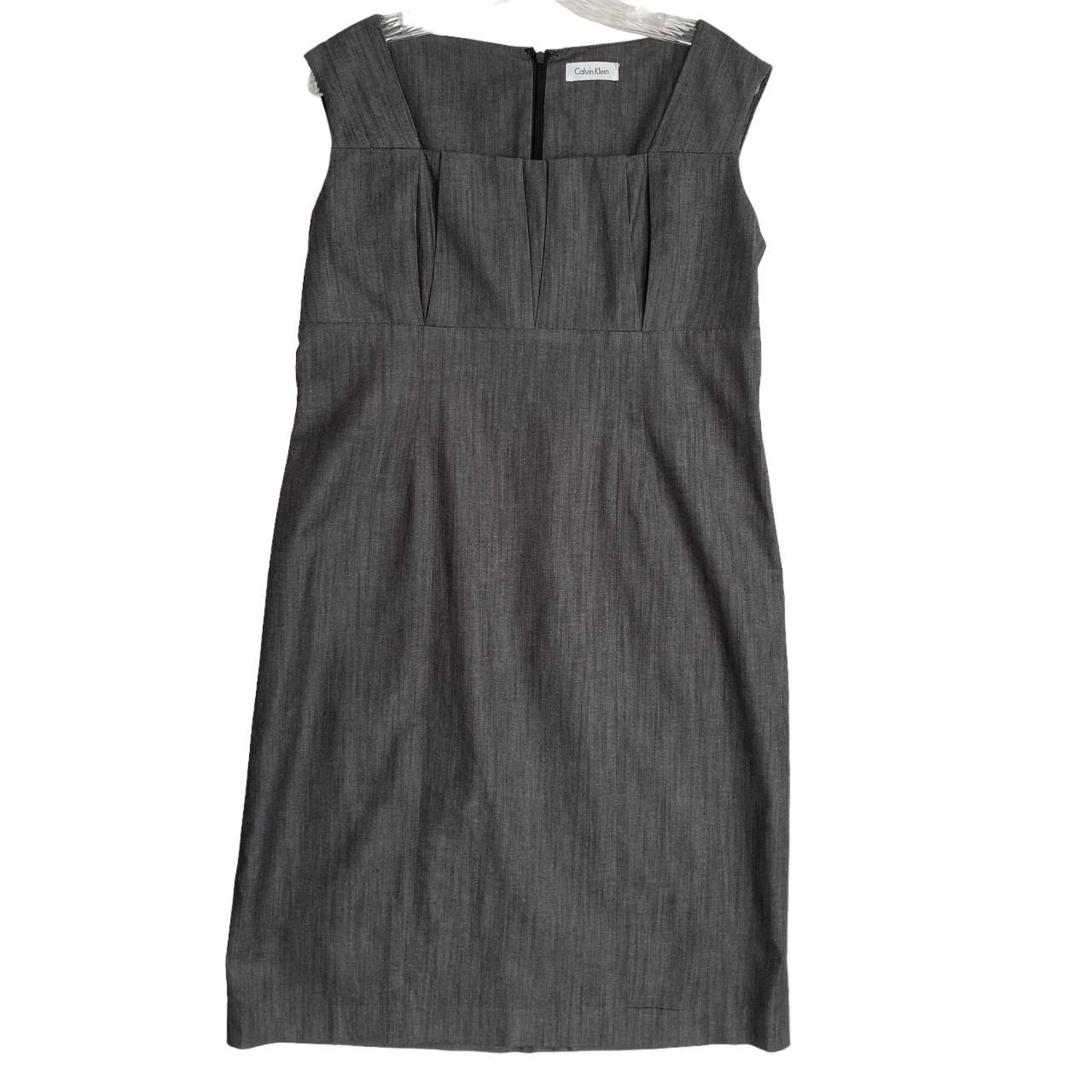 Calvin klein dress grey best sale