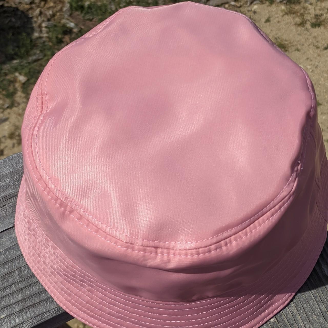 pink prada bucket hat