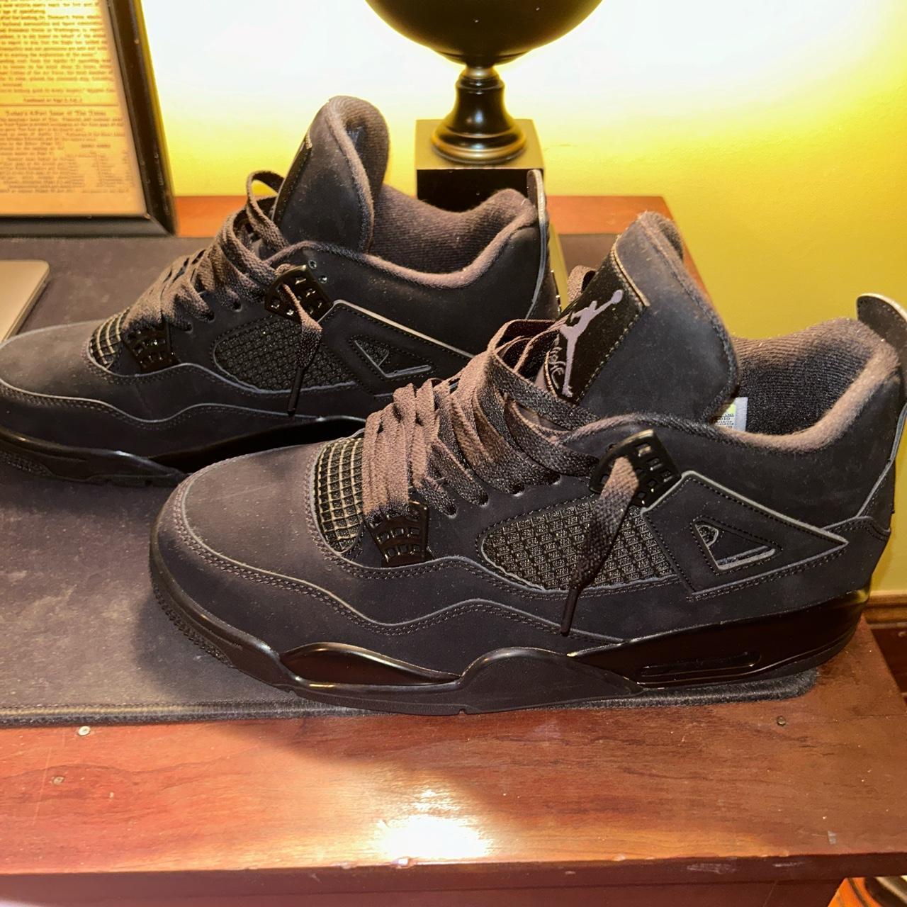 size jordan 4 black cat