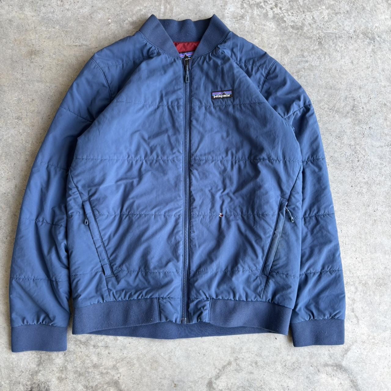 Blue Patagonia Zemer bomber Depop