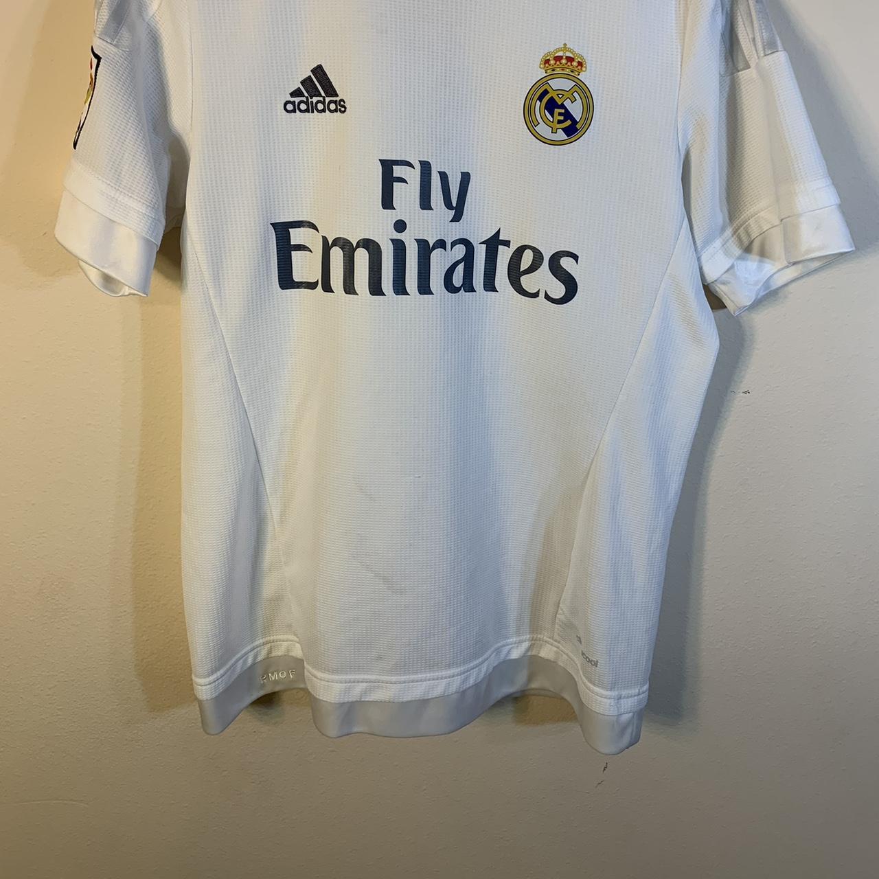 15-16 Real Madrid Home Jersey.(Small) Description:... - Depop