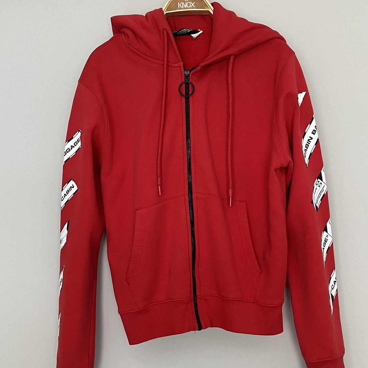 Off white caution tape hoodie online