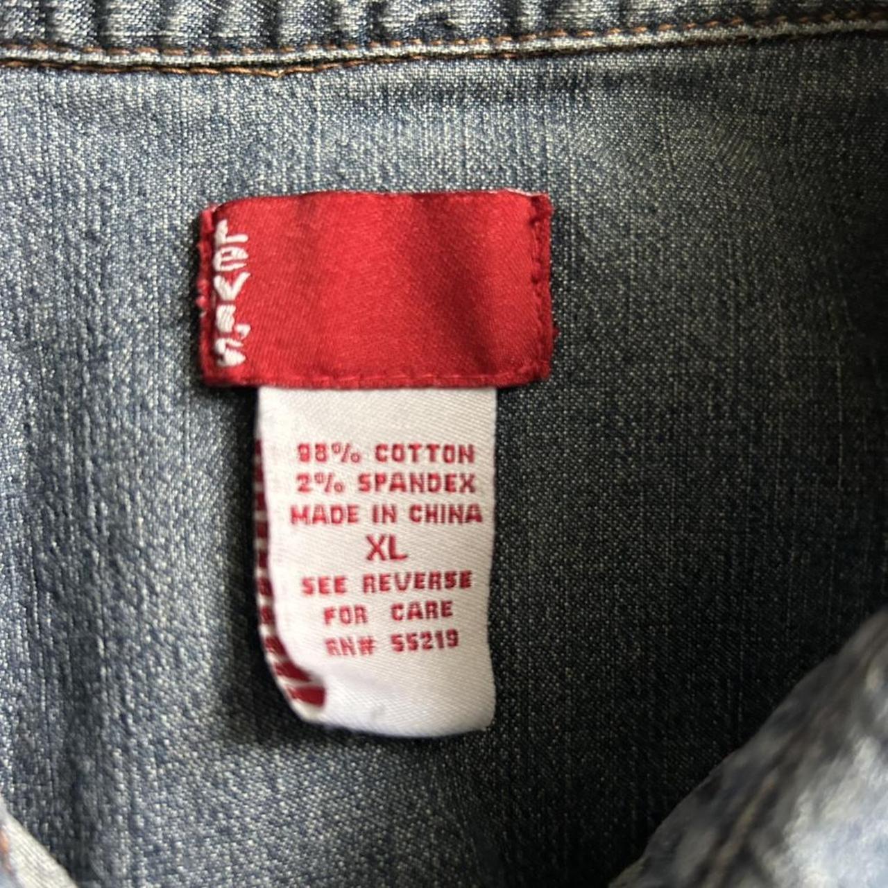 Levi's Women's Vest - Blue/Navy - XL – Levi's den… - image 4