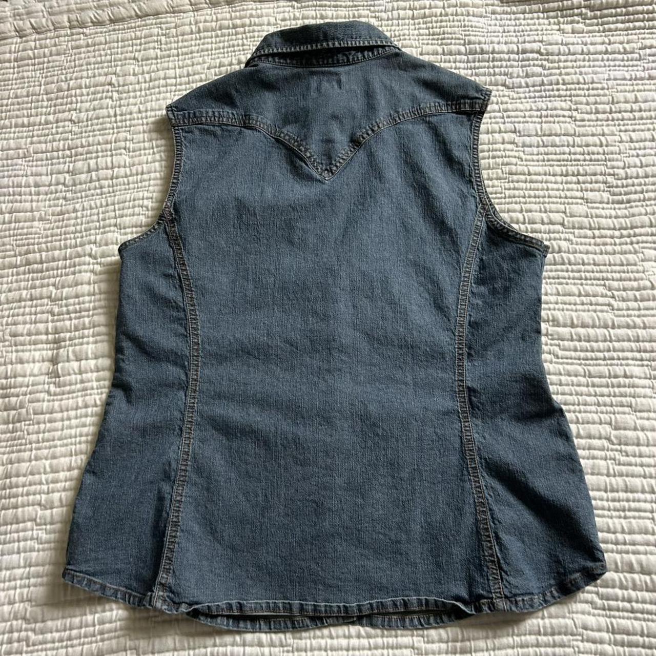 Levi's Women's Vest - Blue/Navy - XL – Levi's den… - image 3