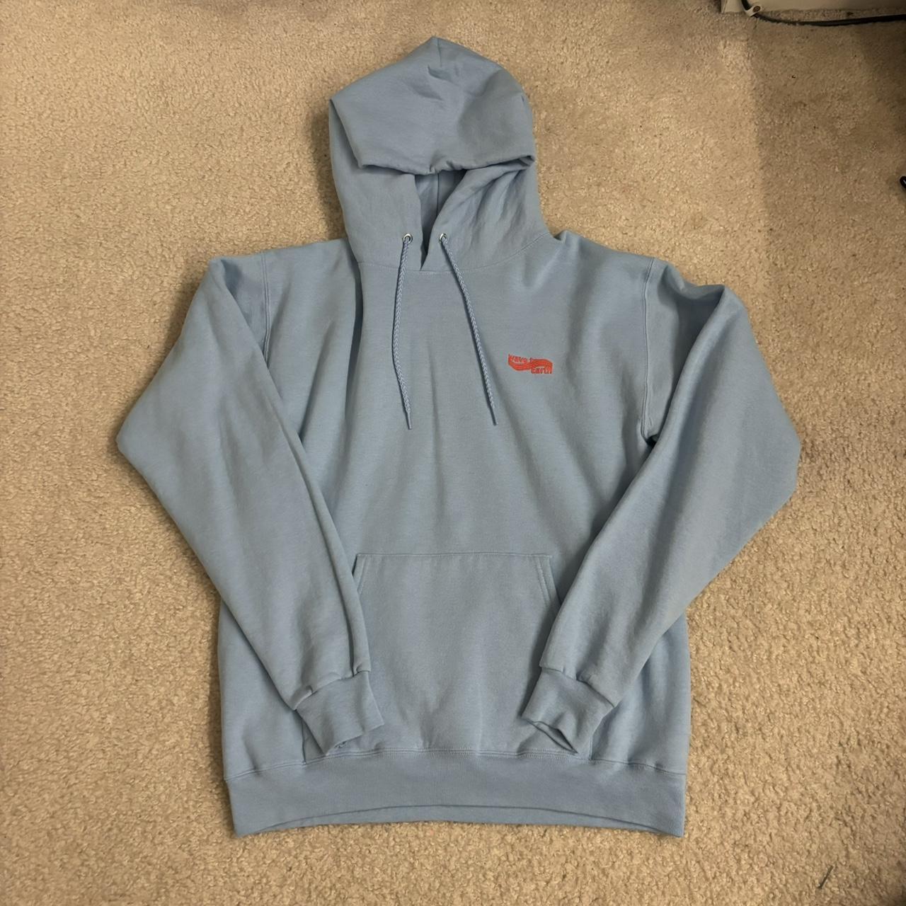 Official tour merch wave to earth hoodie blue... - Depop